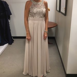 Beige formal dress